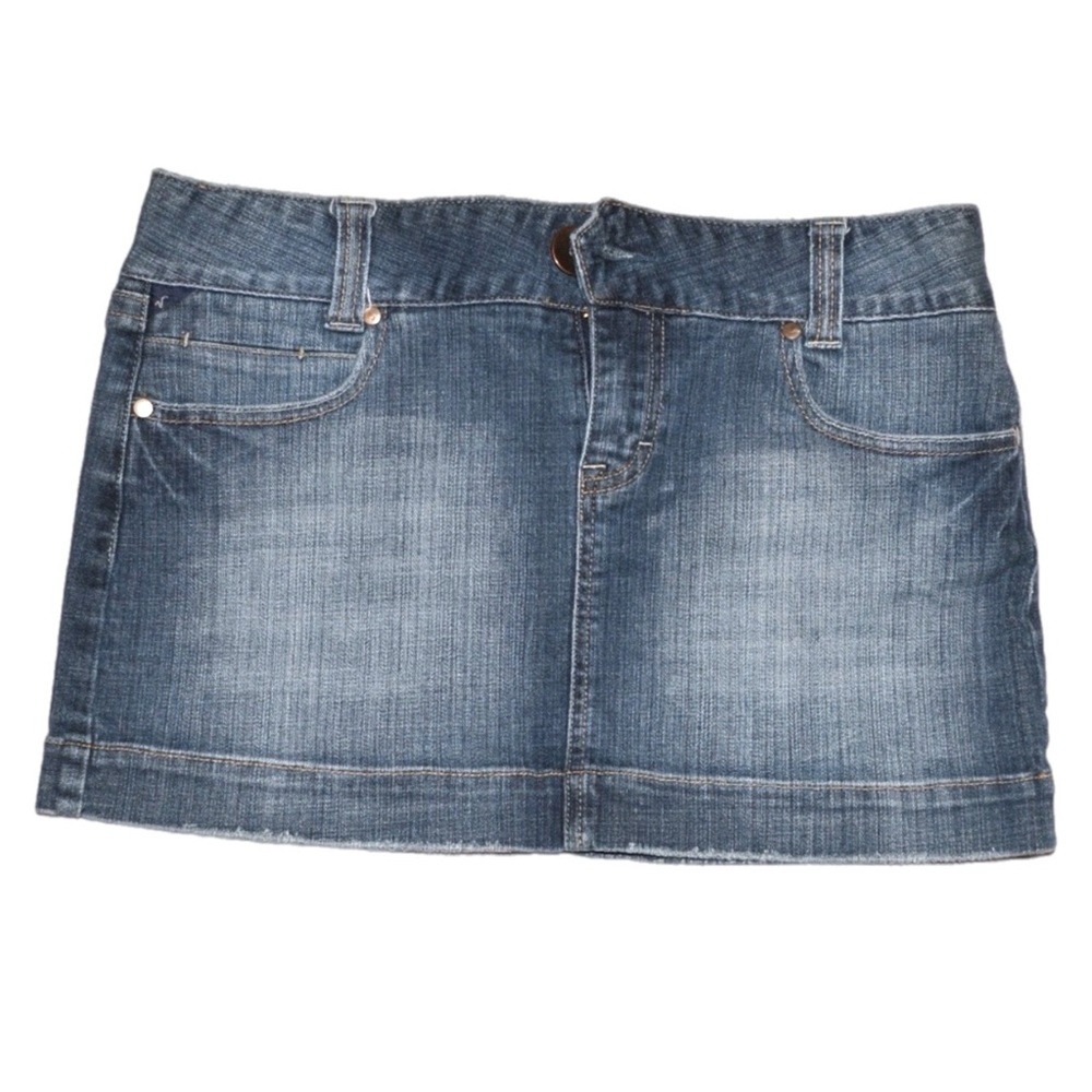 Vanity Size 7 Mini Skirt‎ Med Wash 0296